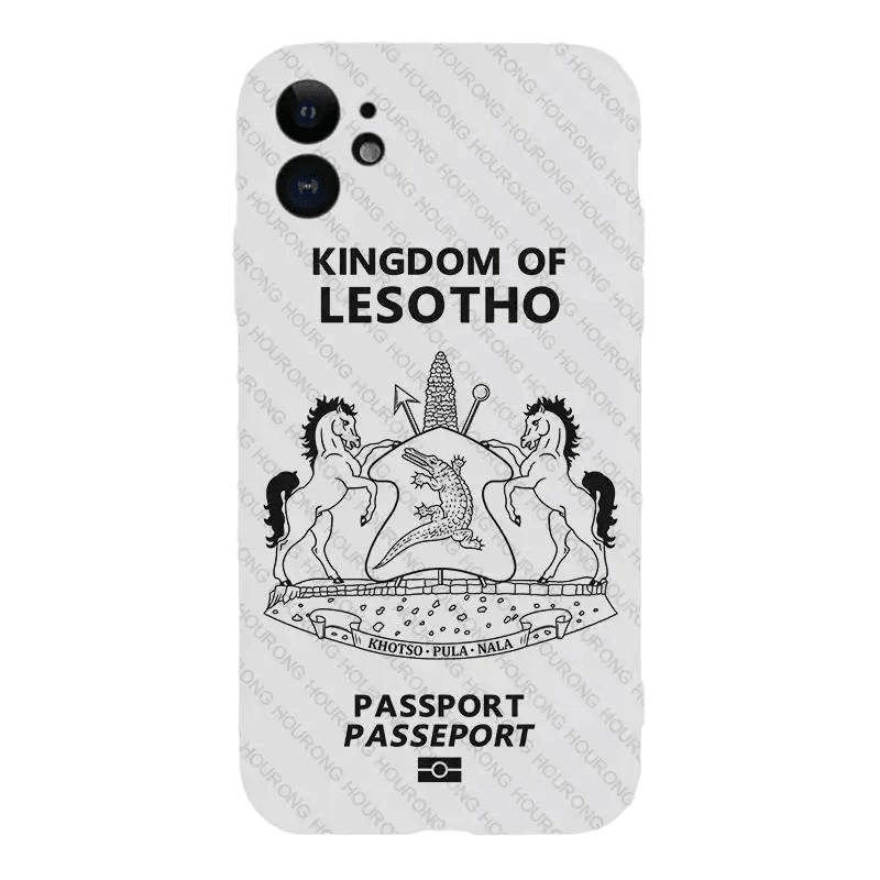 Coque de Téléphone Passeport Lésothien pour iPhone - Passeport Cases