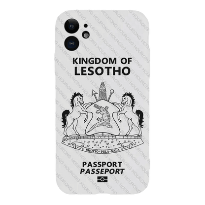 Coque de Téléphone Passeport Lésothien pour iPhone - Passeport Cases