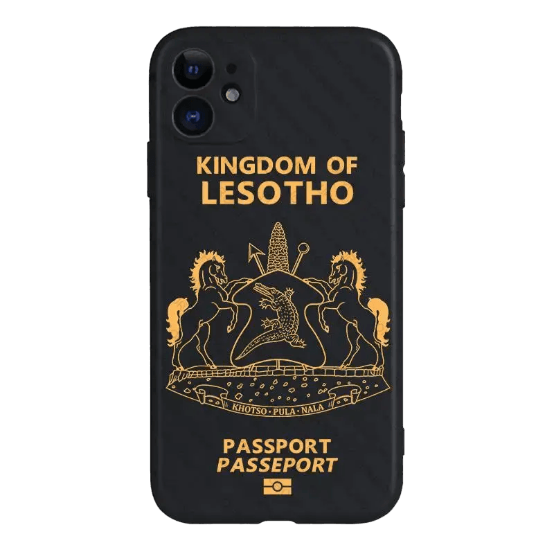 Coque de Téléphone Passeport Lésothien pour iPhone - Passeport Cases