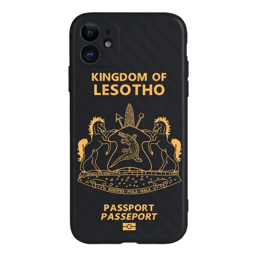 Coque de Téléphone Passeport Lésothien pour iPhone - Passeport Cases