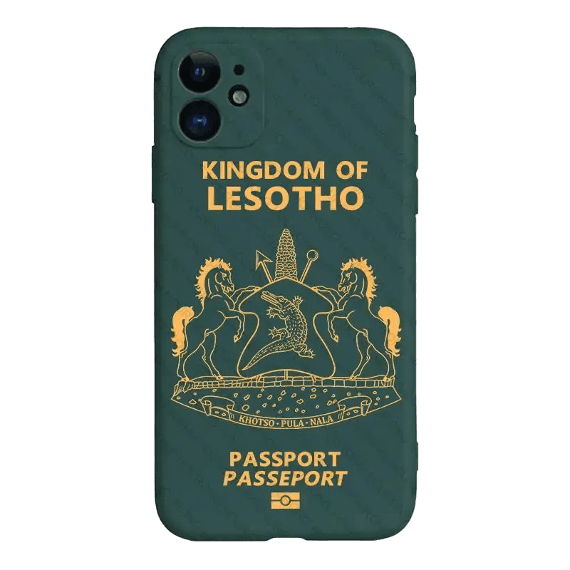 Coque de Téléphone Passeport Lésothien pour iPhone - Passeport Cases