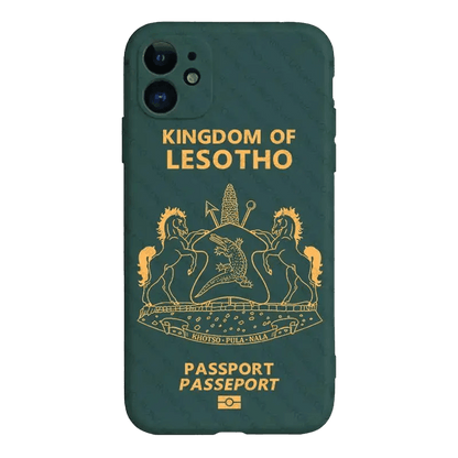 Coque de Téléphone Passeport Lésothien pour iPhone - Passeport Cases