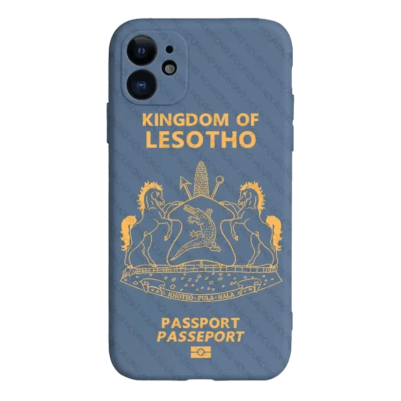 Coque de Téléphone Passeport Lésothien pour iPhone - Passeport Cases