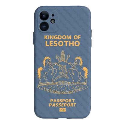 Coque de Téléphone Passeport Lésothien pour iPhone - Passeport Cases