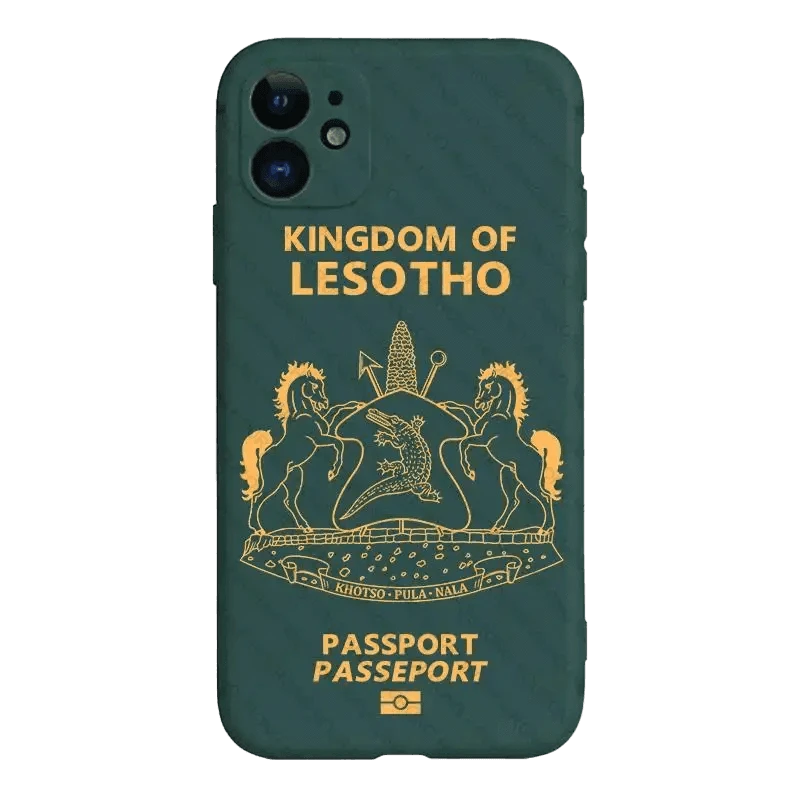 Coque de Téléphone Inspirée du Passeport Lésothien pour Samsung - Passeport Cases