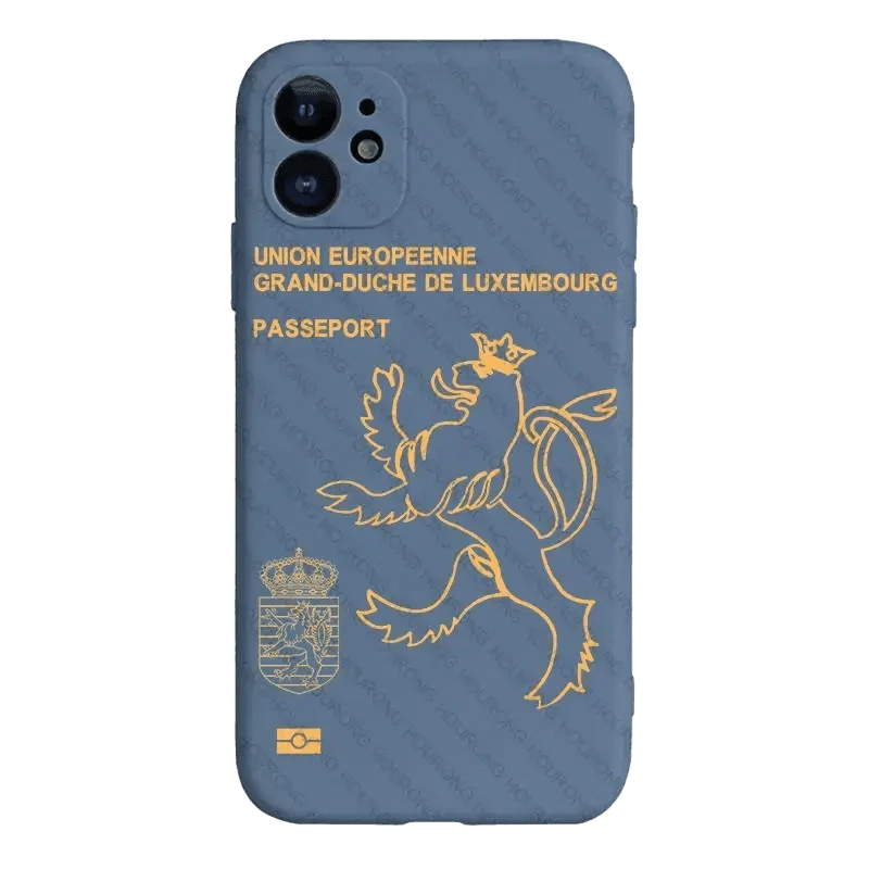 Coque de Téléphone Passeport Luxembourgeois - Passeport Cases