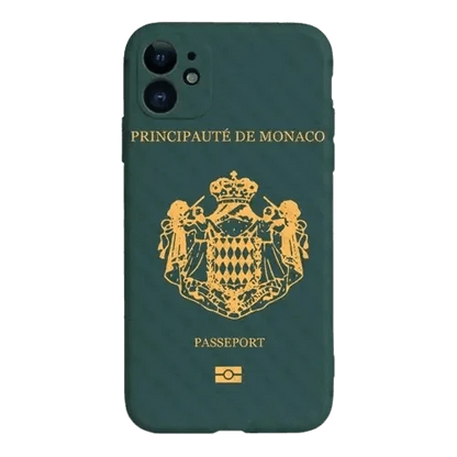 Coque de Téléphone Style Passeport Monégasque - Passeport Cases