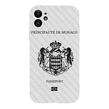 Coque de Téléphone Style Passeport Monégasque - Passeport Cases