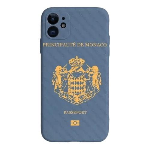 Coque de Téléphone Style Passeport Monégasque - Passeport Cases