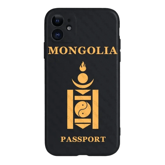 Coque de Téléphone Style Passeport Mongol - Passeport Cases