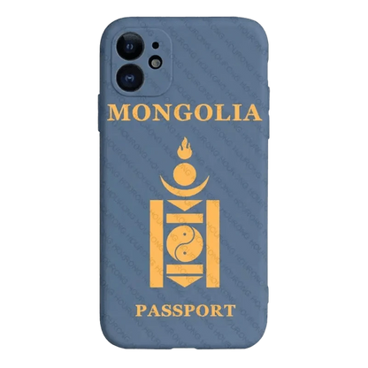 Coque de Téléphone Style Passeport Mongol - Passeport Cases