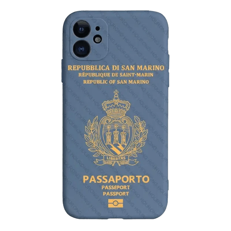 Coque de téléphone inspirée du passeport de Saint-Marin - Passeport Cases