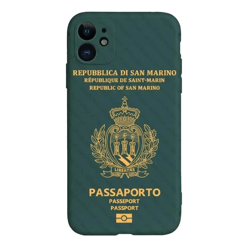 Coque de téléphone inspirée du passeport de Saint-Marin - Passeport Cases