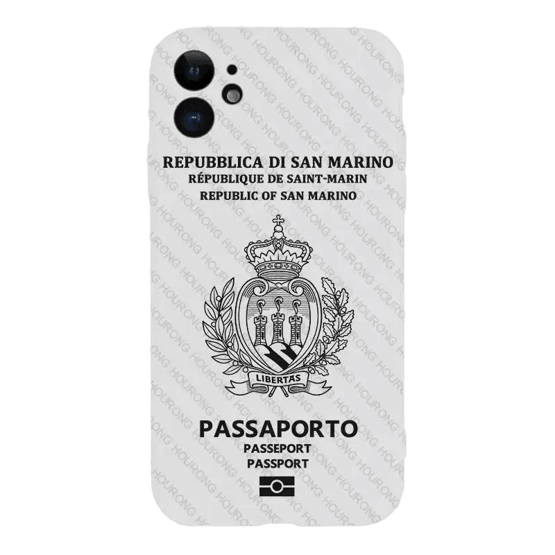 Coque de téléphone inspirée du passeport de Saint-Marin - Passeport Cases