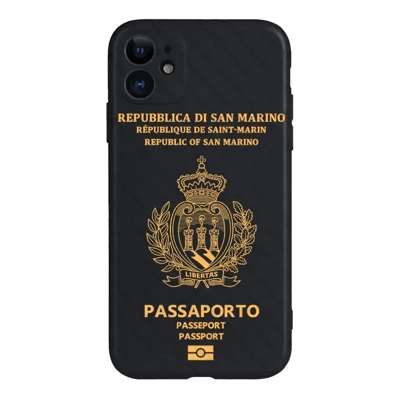 Coque de téléphone inspirée du passeport de Saint-Marin - Passeport Cases