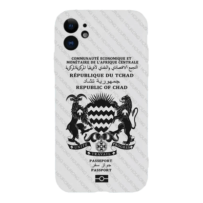 Coque de Téléphone Style Passeport Tchadien - Passeport Cases