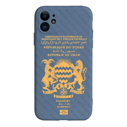 Coque de Téléphone Style Passeport Tchadien - Passeport Cases