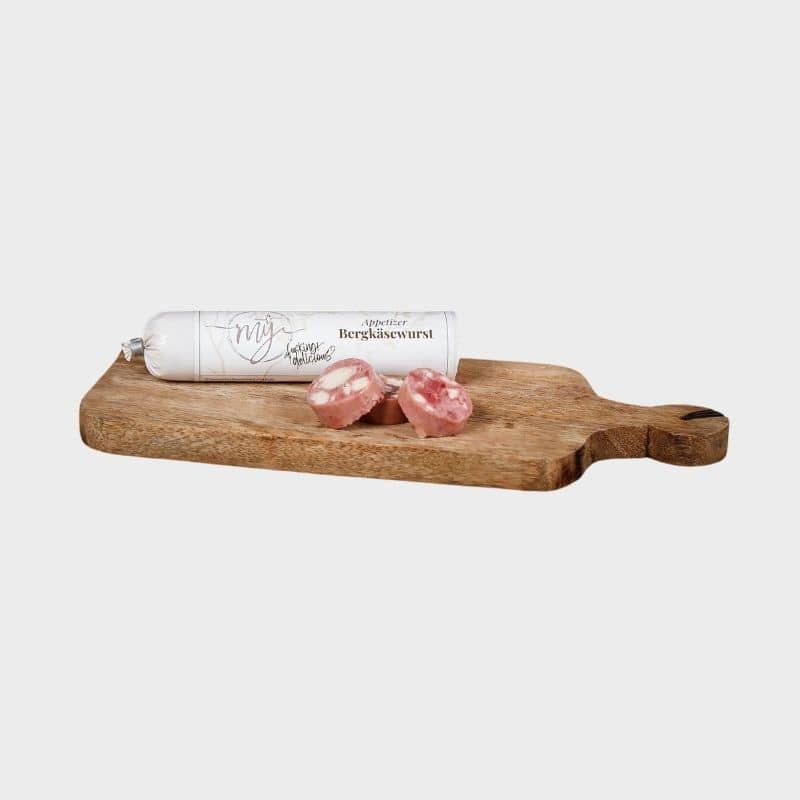 Saucisse voor beloning van rundvleeshonden, kip en bergkaas - Pâté Ferme Paul & Paulina