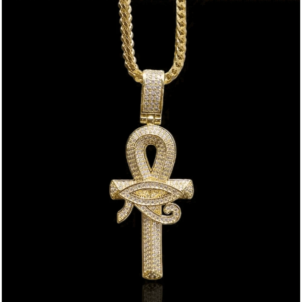 Pendentif Ankh avec oeil d'horus - Passeport Cases