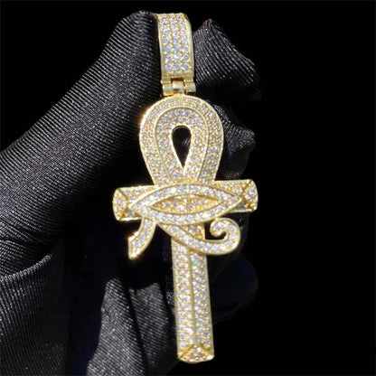 Pendentif Ankh avec oeil d'horus - Passeport Cases