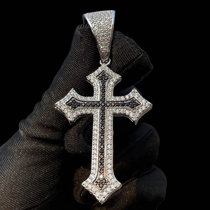 Pendentif Croix Celtique Noir Blanc - Passeport Cases