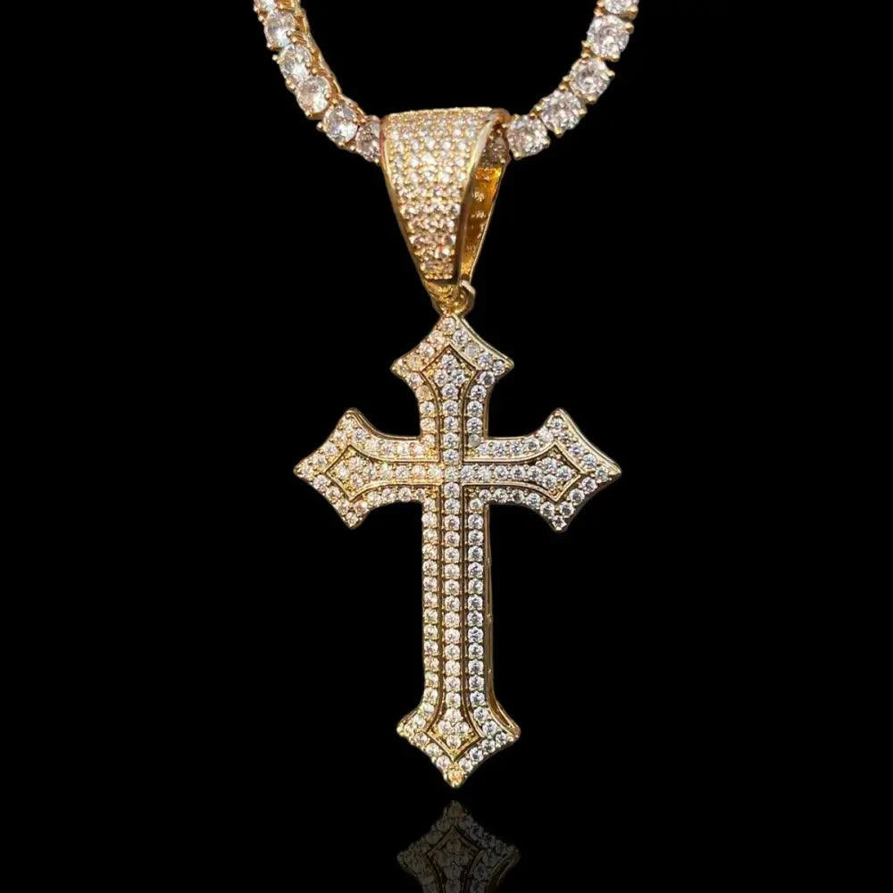 Pendentif Croix Celtique Plaqué Or - Passeport Cases