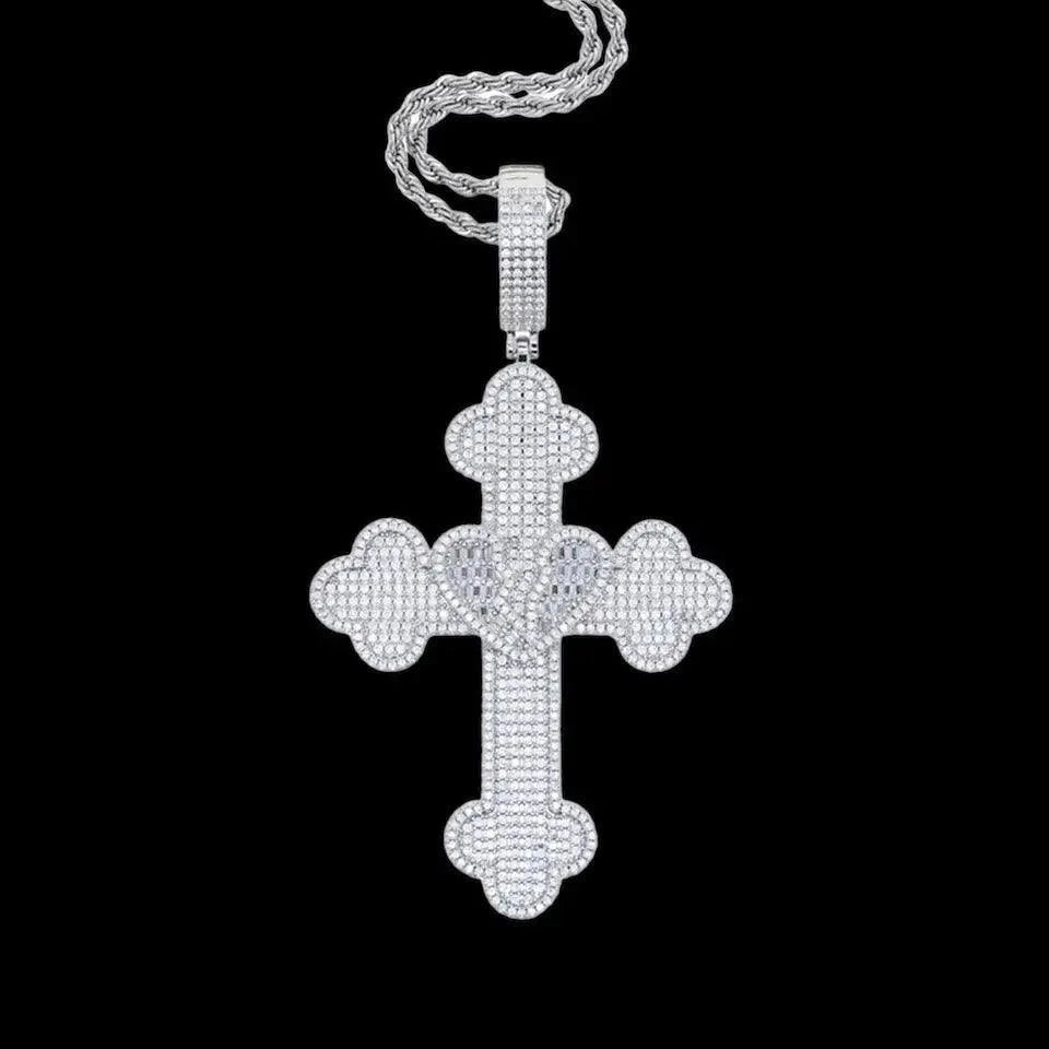 Pendentif Croix Coeur Brisé - Passeport Cases