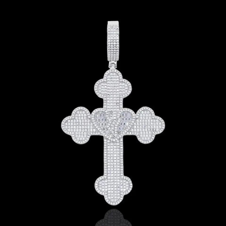 Pendentif Croix Coeur Brisé - Passeport Cases