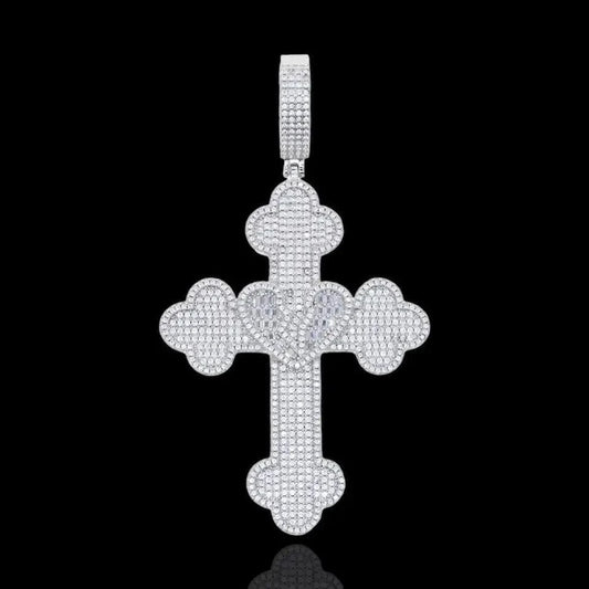 Pendentif Croix Coeur Brisé - Passeport Cases