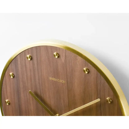 Pendule en Bois - Couleur Bois balancier Rond - Horloges murales