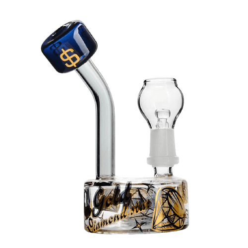 Rig en Verre Gold Star - Design Unique et Expérience de Vapotage Inégalée