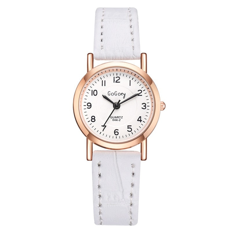 Petite montre marron femme vintage