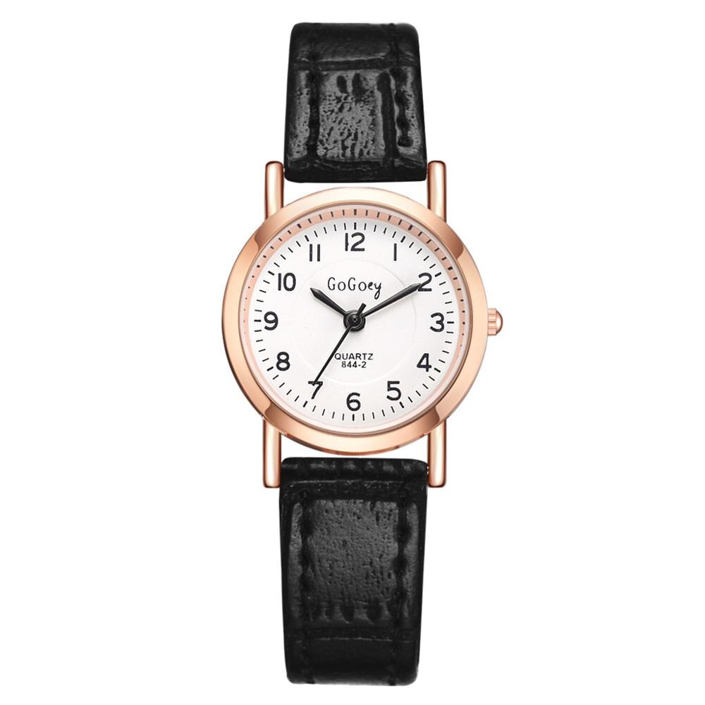 Petite montre marron femme vintage