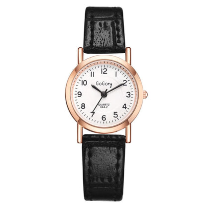 Petite montre marron femme vintage