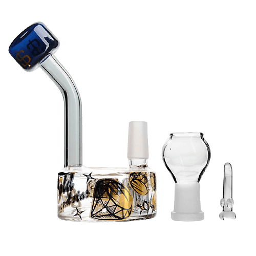 Rig en Verre Gold Star - Design Unique et Expérience de Vapotage Inégalée