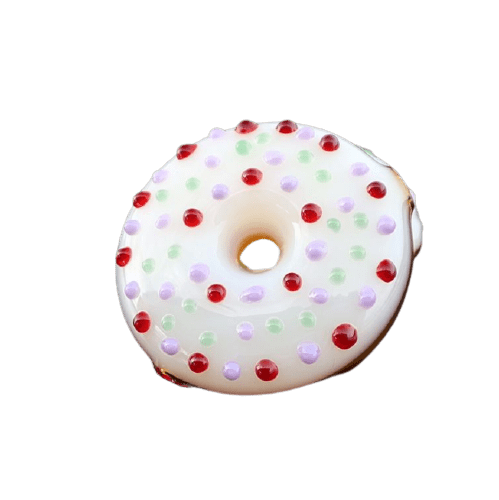 Pipe en Verre Donut - Élégance et Fun pour Vos Moments de Détente