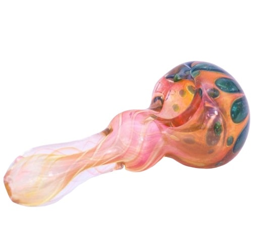 Pipe en Verre Flower Power – Vintage et Paix des Années 60-70