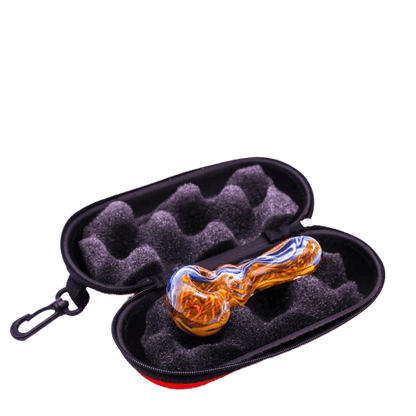 Pipe en Verre Mystère avec Housse Protectrice et Motifs Surprise