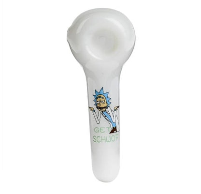 PIPE EN VERRE RICK ET MORTY - Accessoires Fumeur 420 | Professionnels de Bangs, Pipe a Eau et CBD