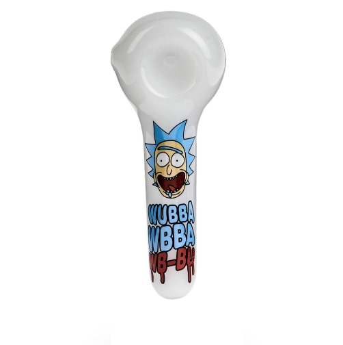 PIPE EN VERRE RICK ET MORTY - Accessoires Fumeur 420 | Professionnels de Bangs, Pipe a Eau et CBD