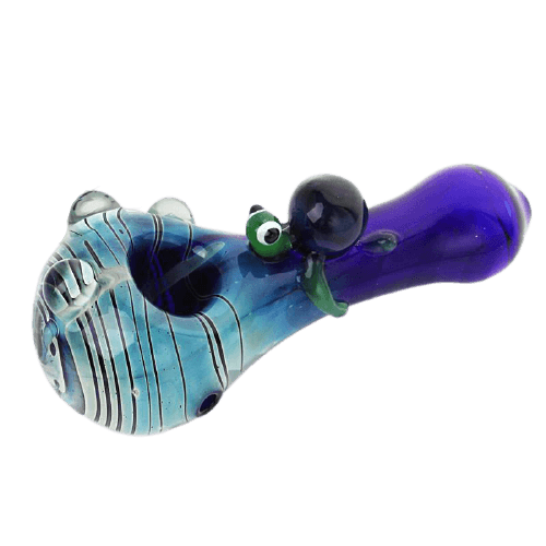 Pipe En Verre Tortue - Élégance Artisanale et Design Ludique