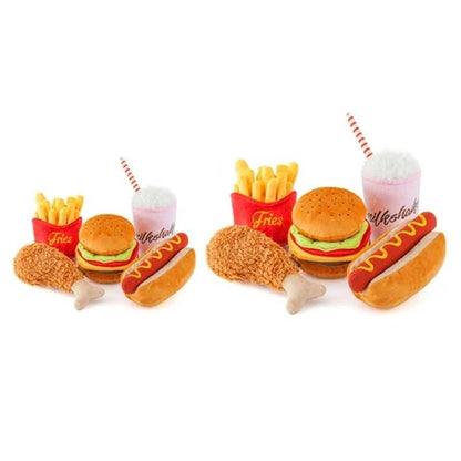 Eco -responsible toy toy for dogs in the shape of a burger - Available in 2 sizes