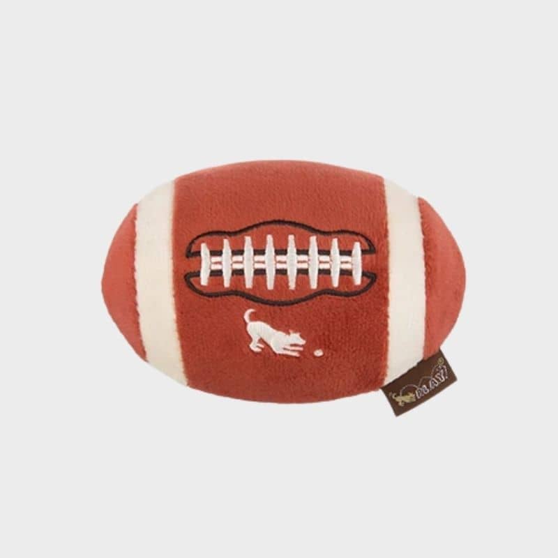 Dog educational toy - American -friendly American football ball plush