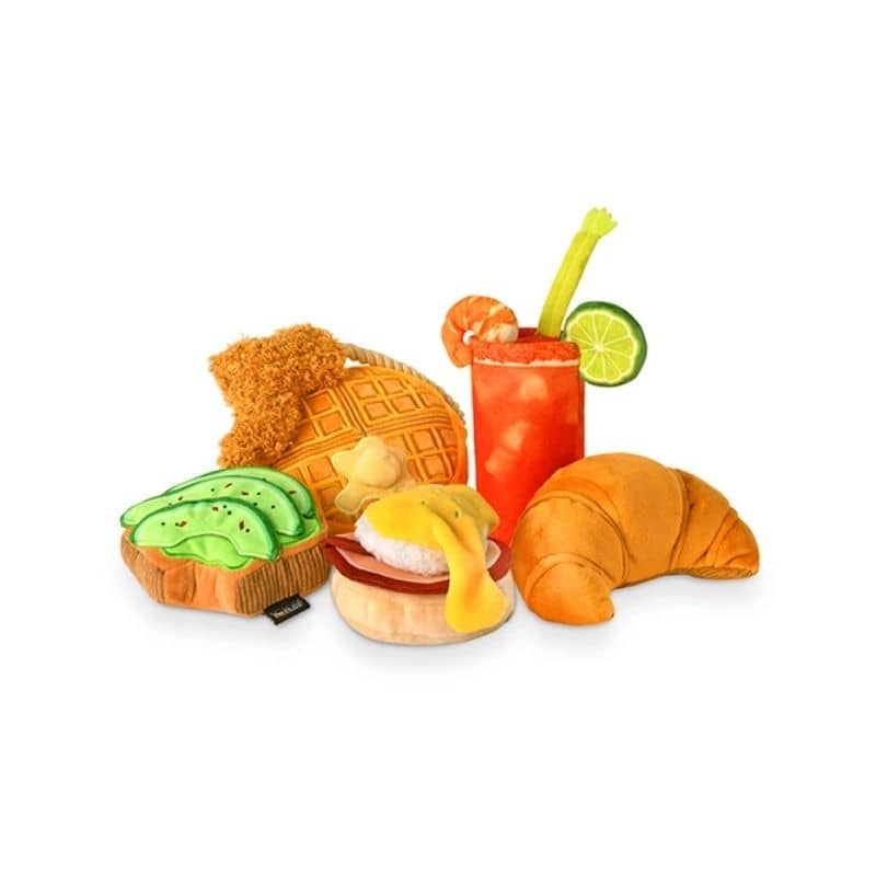 Dog eco -responsible toy - Toast to plush avocado (2 sizes available)