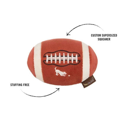 Dog educational toy - American -friendly American football ball plush