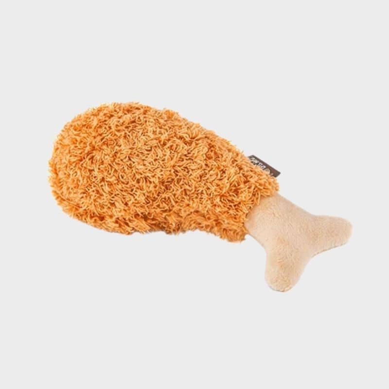 Eco -designed dog toy for dog - fried chicken intelligence stimulator