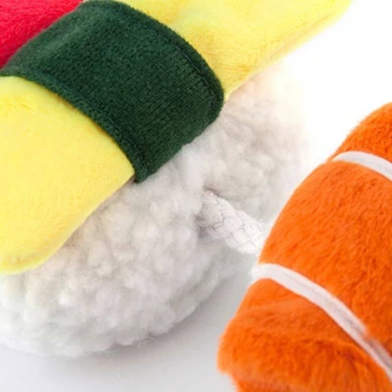 Dog eco -responsible toy - Sushi plush with Couineurs 🍣