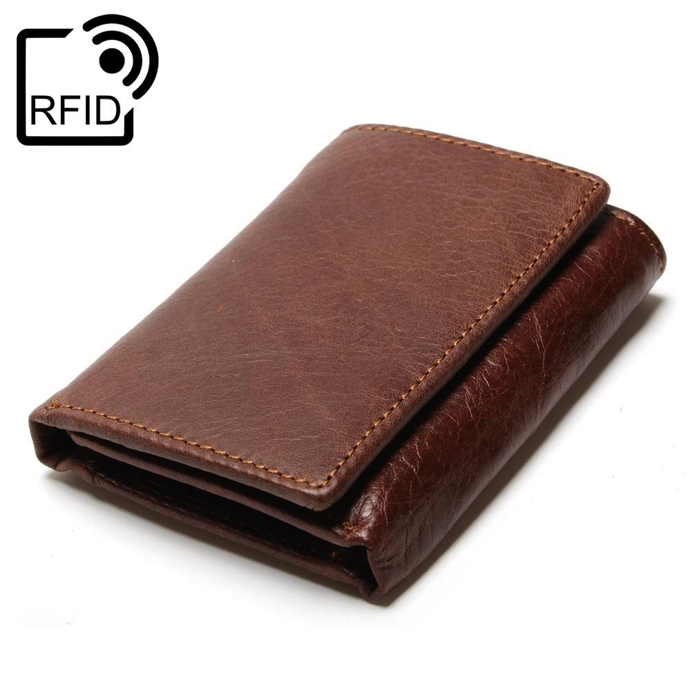 Portefeuille Élégant en Cuir avec Protection RFID pour Homme