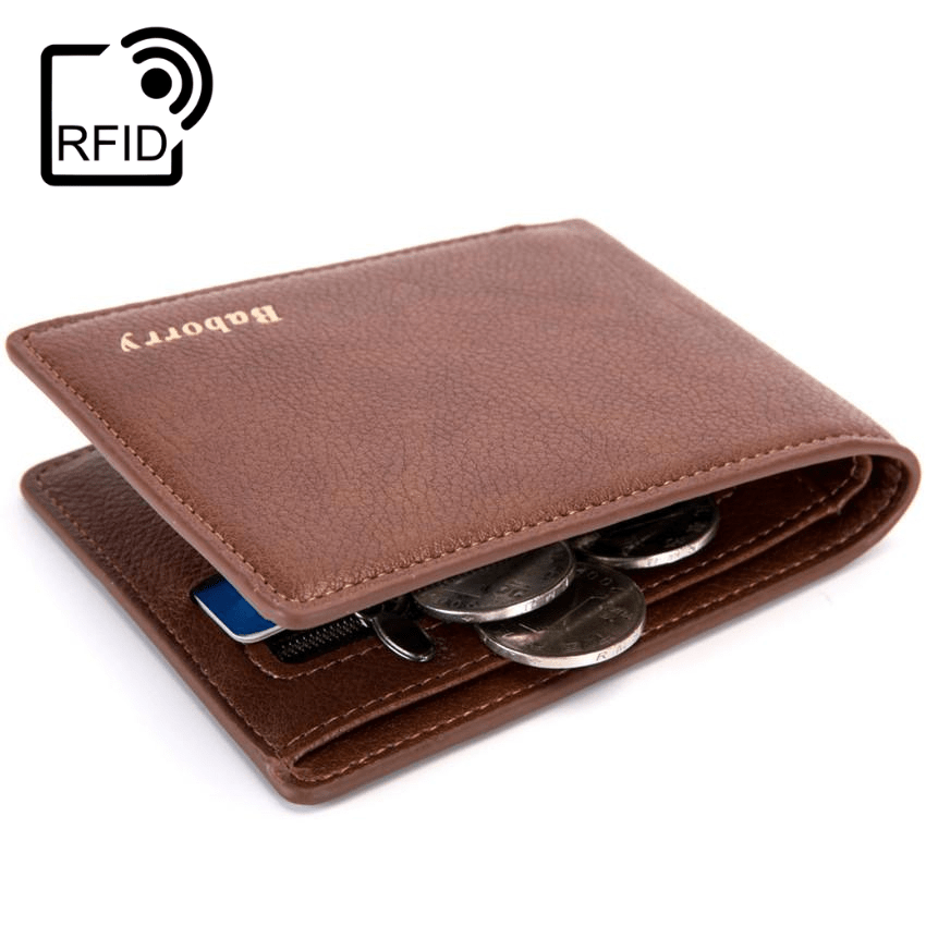 Portefeuille Smart Wallet en Cuir Synthétique avec Protection RFID