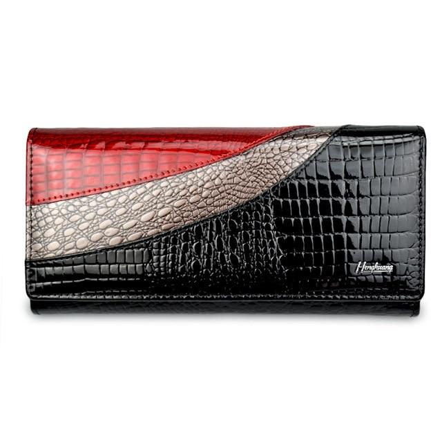 Grand Portefeuille Alligator pour Femme